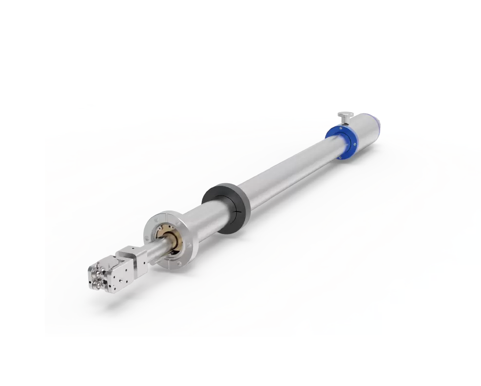 Lift type magnetic coupling sample transfer rod