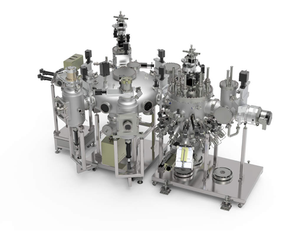 Ultra-high vacuum cleavage coating system