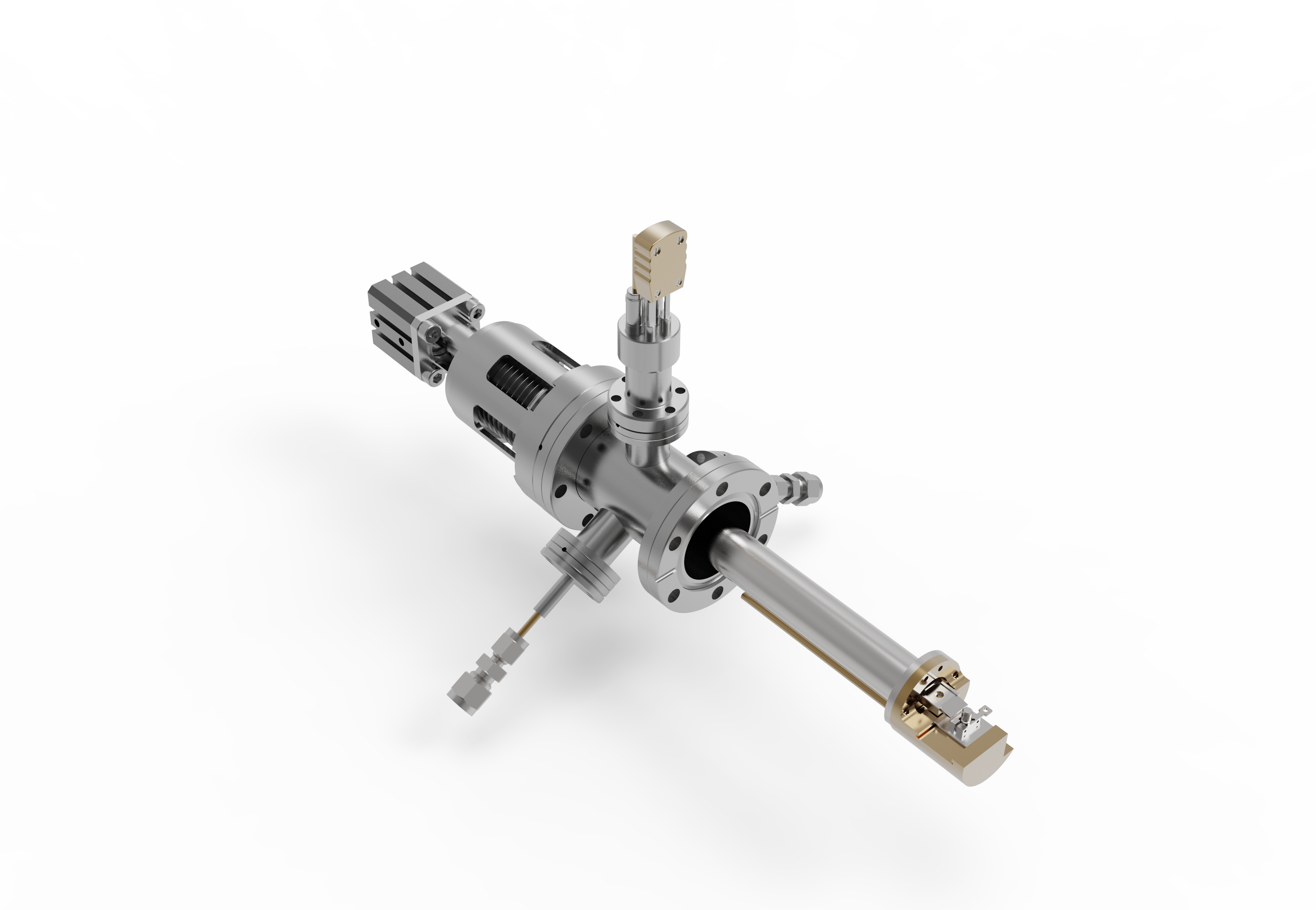 Pneumatically Driven Cryogenic Cleaving Stage